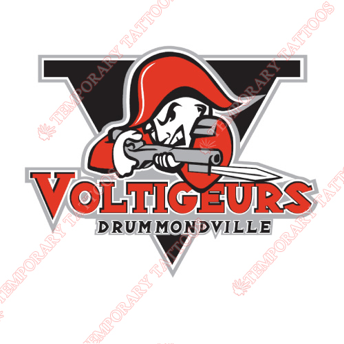 Drummondville Voltigeurs Customize Temporary Tattoos Stickers NO.7421